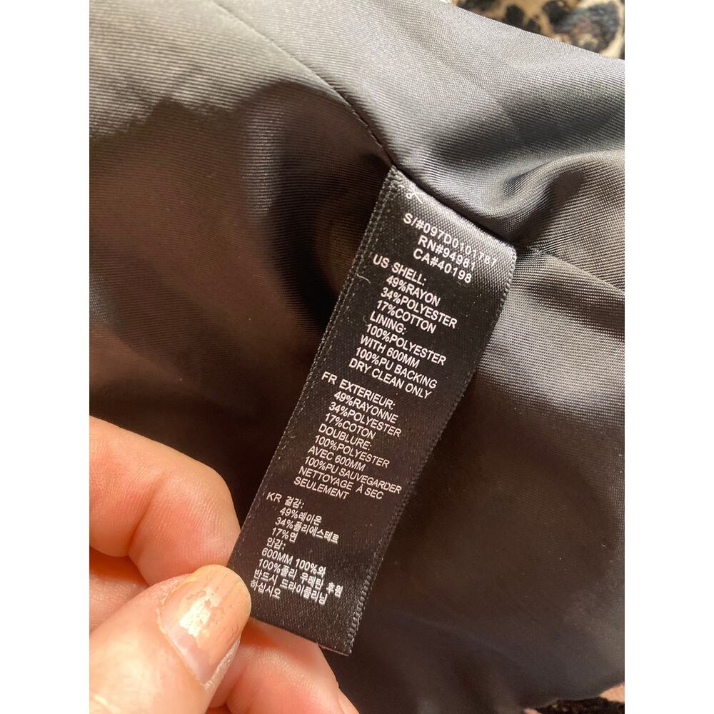 Forever 21 Size M Leopard Print Cache Crop Swing … - image 8